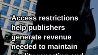 Online News Content Is Sometimes Restricted