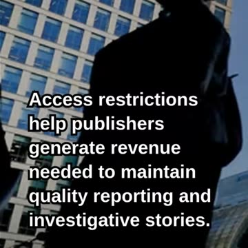 Online News Content Is Sometimes Restricted