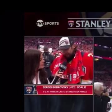 Sergei Bobrovsky gives all glory to God after winning the Stanley Cup back-to-back.