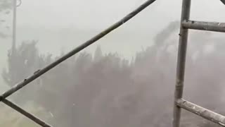 Typhoon Wipha batters Hong Kong: 160 km/h winds knock people off their feet