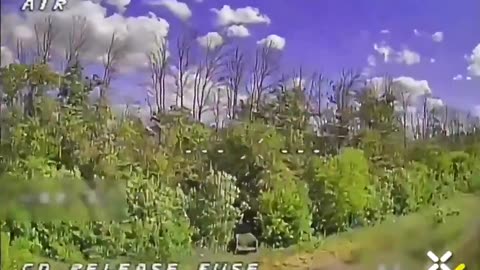 🛸🎯 Ukraine Russia War | Ukrainian Fiber Optic Drone Hits Russian Soldier and ATV | RCF