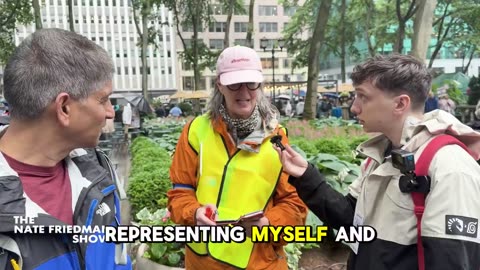 Unhinged leftist paid protestor tries to stop my interview and I exposed her