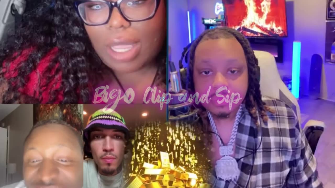 Moet lines Loozecannon n Ace who shows text from Looze about loving Moet 6/14/25 #bigoclipandsip