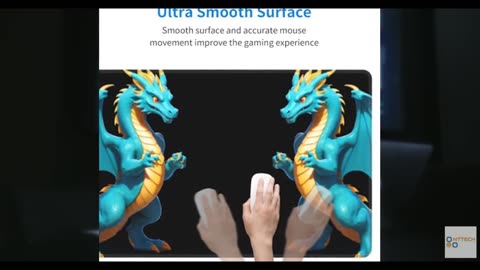 RRKDOY Data Dragon Firewall Pattern Gaming Mouse pad XXL Large Mouse Mat Long Ex