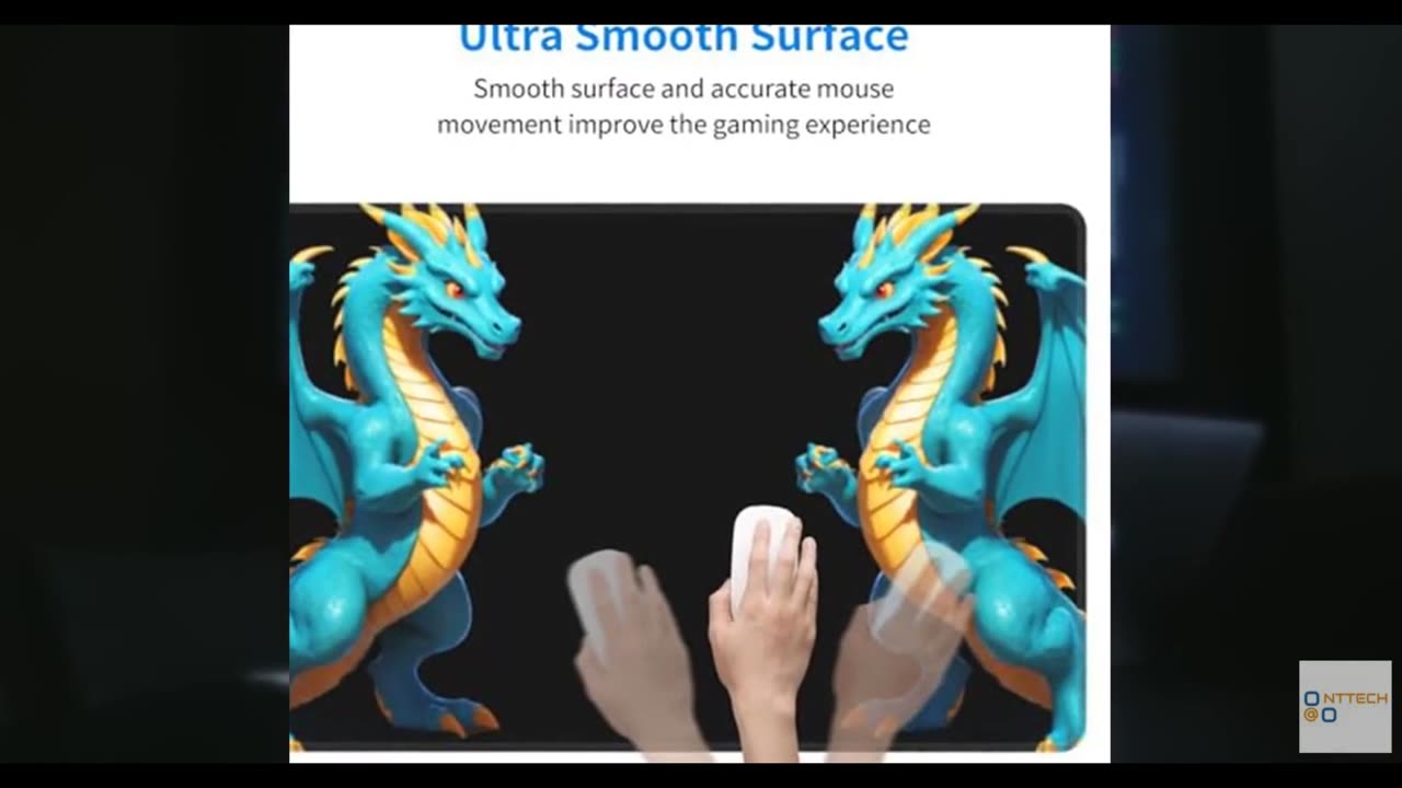 RRKDOY Data Dragon Firewall Pattern Gaming Mouse pad XXL Large Mouse Mat Long Ex