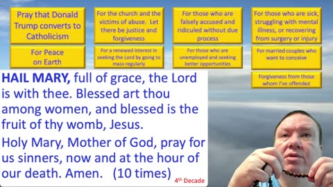 Mary's Daily Live Holy Rosary Prayer at 8:00 p.m. EDT 06/23/2025