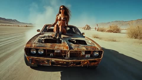 Hot Girls Electronic Trance Music Track Mix Hot Sands - Atmospheric AI Cinematic Video