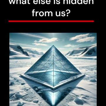 pyramid structures at the north and south poles