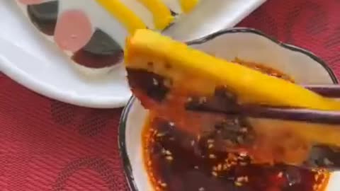 Tofu with Century Egg & Salted Egg – Beautiful Chinese Cold Dish! 🍢🇨🇳