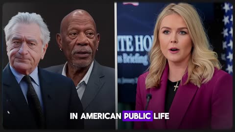 Morgan Freeman & Robert De Niro Try to INSULT Karoline Leavitt, Her Response Brings Tears to Them!!