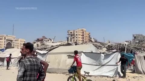Humanitarian aid dropped over the Gaza Strip#