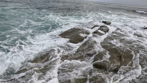 Sandstone Reef San Diego Nature Hangout / Conversation Companion #4k #waves #ocean August 2025