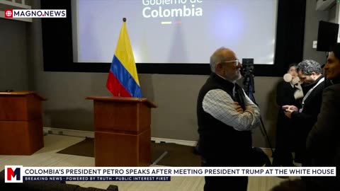 🇺🇸|🇨🇴 Colombia's President Petro speaks after meeting President Trump at The White House [LIVE]