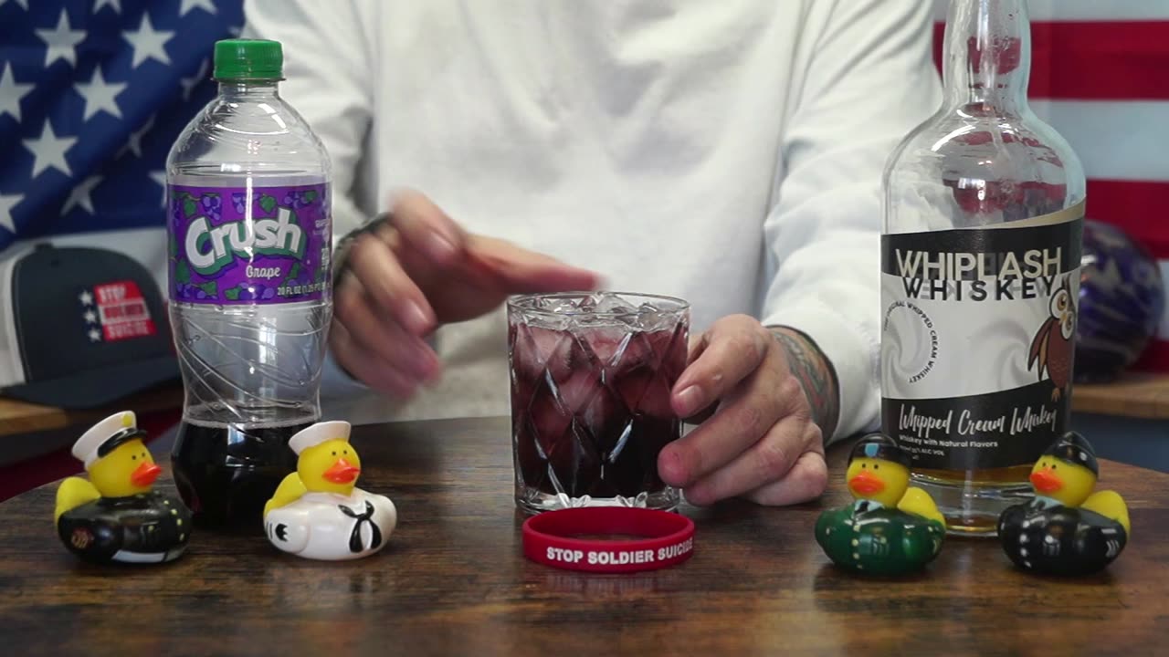 Richard Turk - Whiplash Whipped Cream Whiskey & Grape Crush Soda