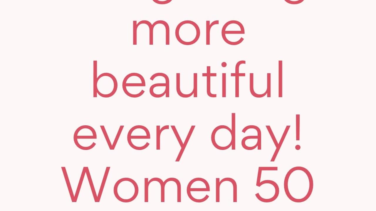 Older women are getting more