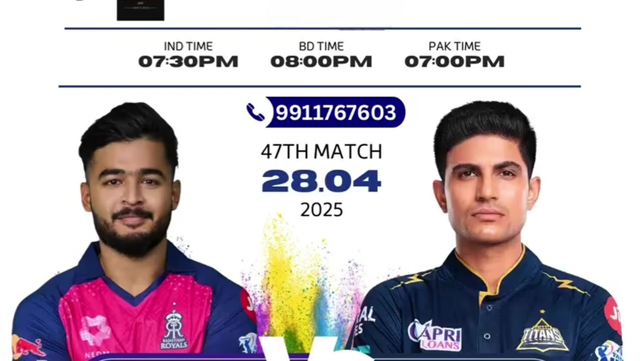 Reddy Anna Login: Gear Up for IPL 2025 – Rajasthan Royals vs Gujarat Titans Showdown