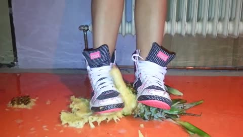 Crushing Pineapple Under Sneakers