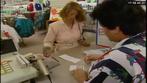 Shopping At A Sears Store In 1991