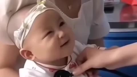 😂👶 You Won't Believe the Baby's Wink at the Doctor! | FunFM