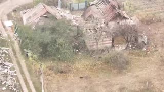 Panoramic View of Multiple FABs Hitting a VSU Brigade Position in Kharkiv Oblast