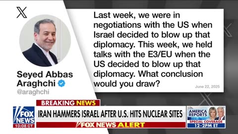 After Trump attacks nuclear facilities, Iran retaliates: US