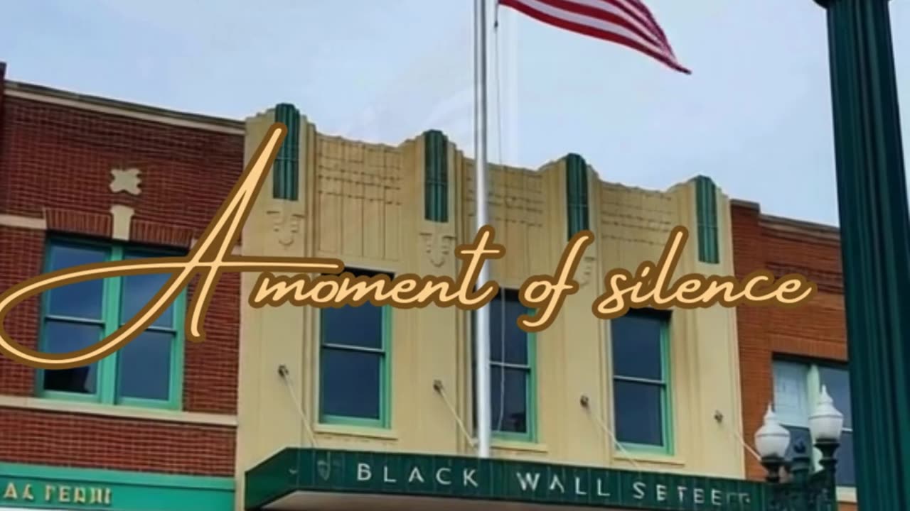 God Bless those we lost A Moment of Silence Please? Say All Their Names