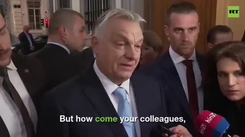 Viktor Orban seems to be the only European leader not blindly marching to the EU's warmongering
