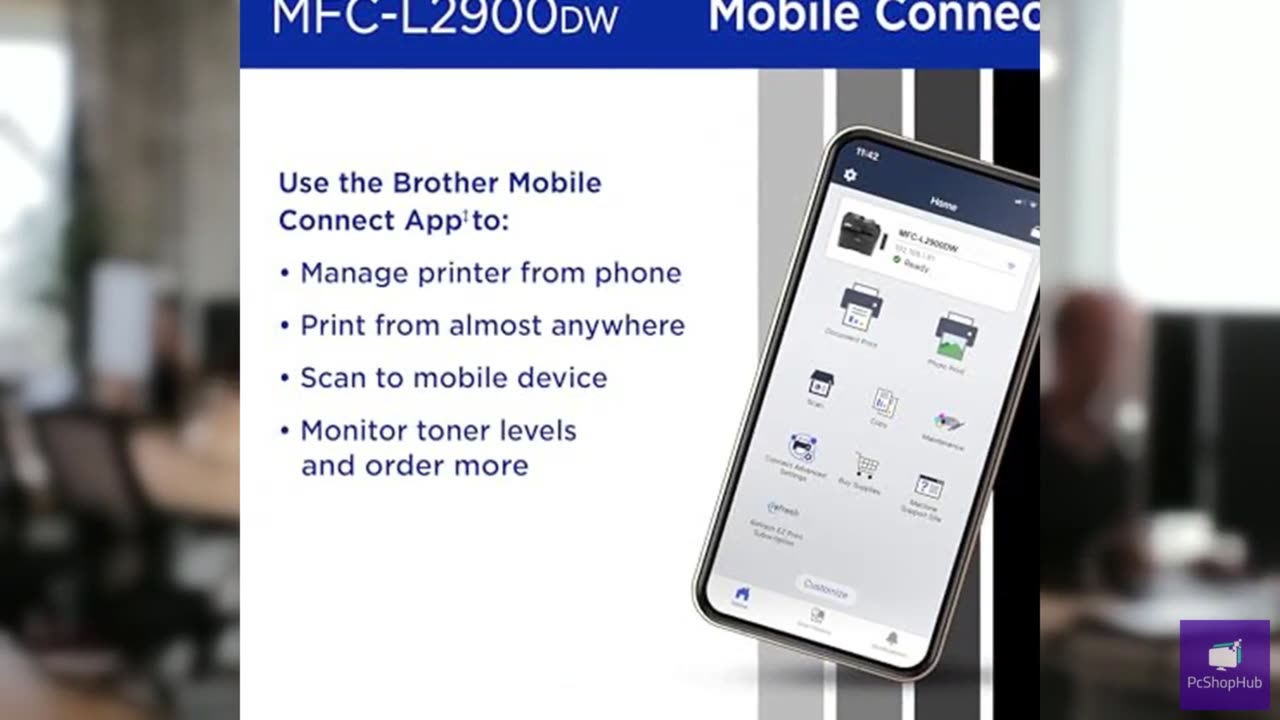 Brother Professional Laser Printer with Scanner, High-Speed 36 ppm Monochrome Al