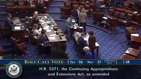 IT’S OFFICIAL: US Senate PASSES legislation to reopen the federal government