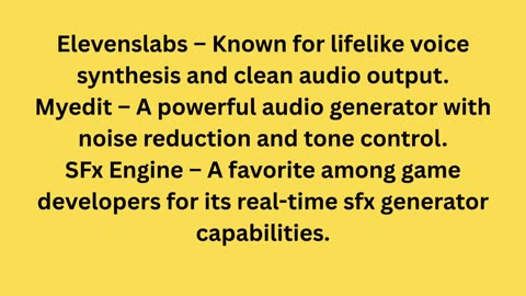 Create Sound Effects