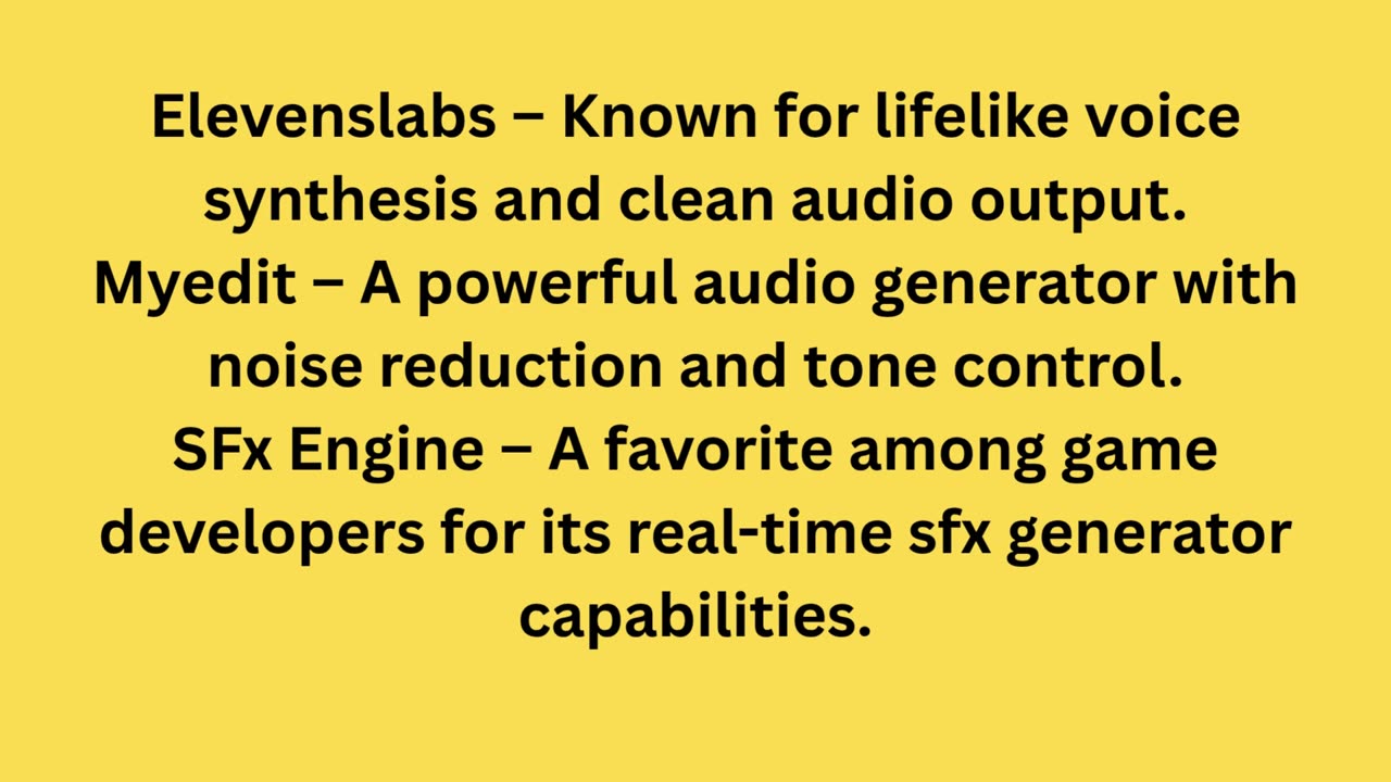 Create Sound Effects