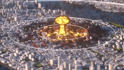 Hiroshima Bomb blast over Manhattan!