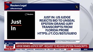 🚨BREAKING: US judge rejects bid to unseal Epstein grand jury transcripts