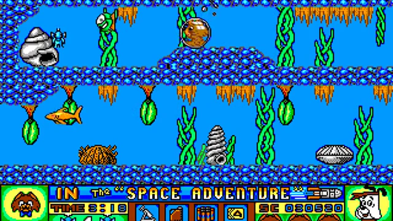 Amiga 500 Longplay 196 Ruff and Reddy in the Space Adventure
