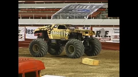 Monster Jam World Finals III Team Meents Freestyle (ISO Footage) (REACTION)