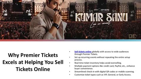 Why Choose Premier Tickets to SellTickets Online​