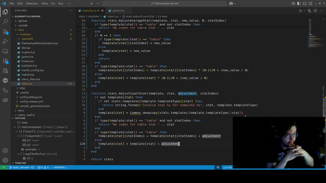 Stat System | Lua/Godot3/GDScript