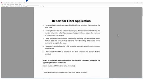 Student Work(Project)|DV1567:Performance Optimization in Cybersecurity Report Work Video | BTH