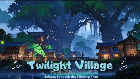 🏡 Twilight Village | Peaceful & Enchanting Instrumental Music