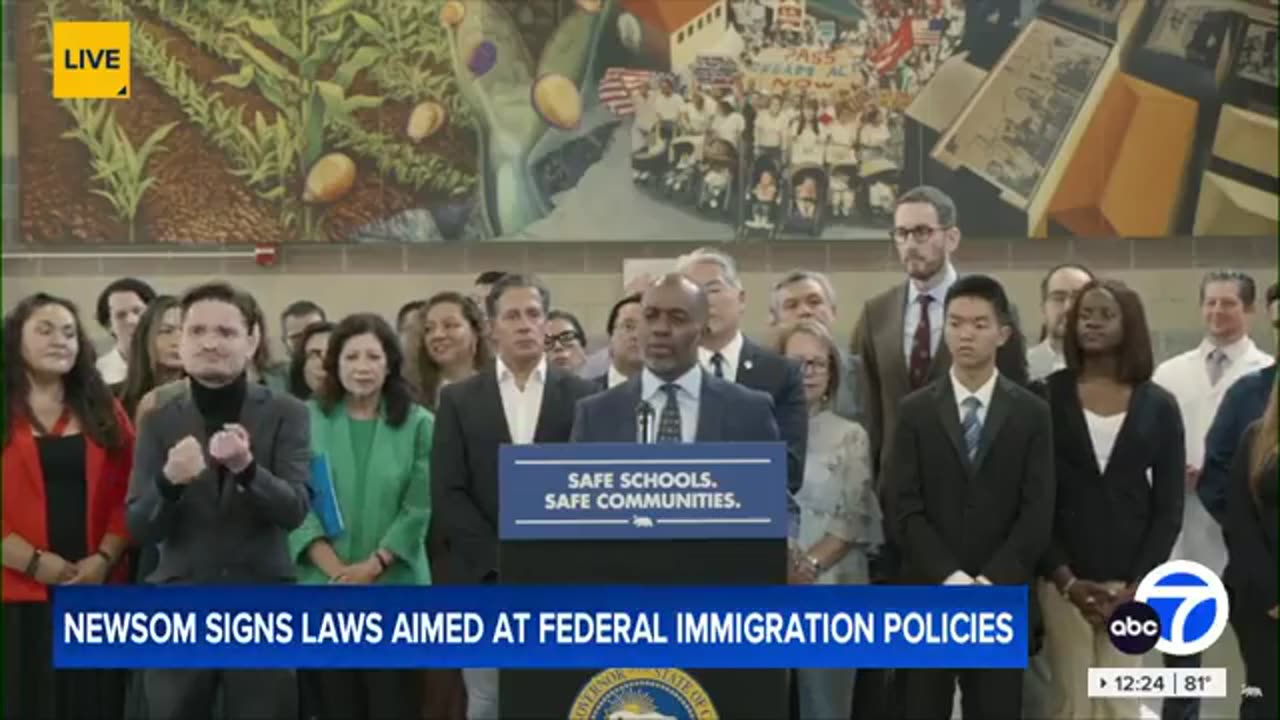 Breaking: Newsom signs new Bill Targeting ICE AGENTS 👀