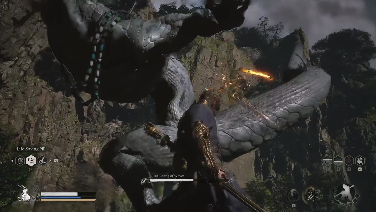 A relative of Chen loong? (Boss Fight - Jiao Loong of Waves).