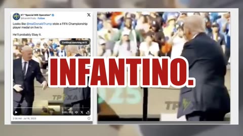 Fact Check: Video Does NOT Show Trump Stealing a Club World Cup Player's Medal