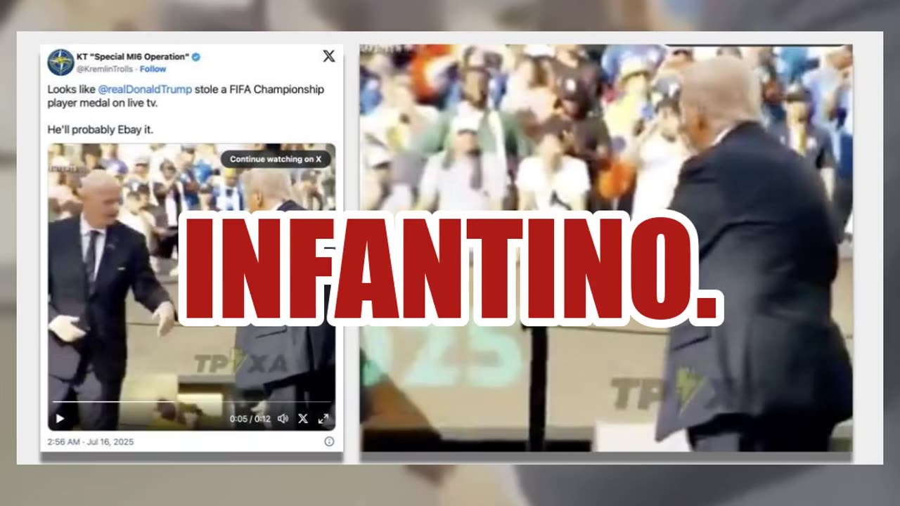 Fact Check: Video Does NOT Show Trump Stealing a Club World Cup Player's Medal