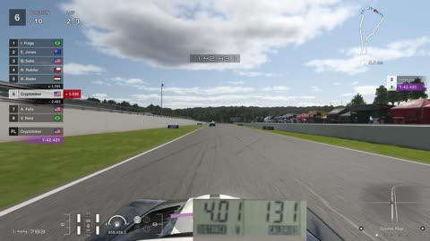 Playing Gran Turismo 7 while riding exercise bike