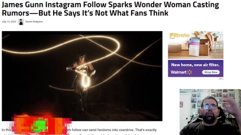 James Gunn On Instagram Teasing Wonder Woman And Sue Storm Possibly Being Leader Of F4 Movie