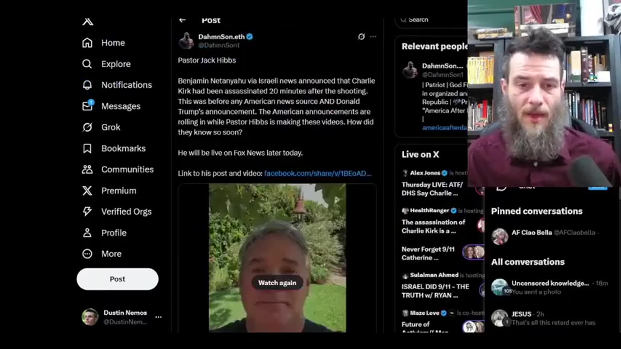👹☣✡☣👹 THE TRUTH ABOUT THE CHARLIE KIRK ASSASSINATION PSYOP [DUSTIN NEMOS] 👹☣✡☣👹
