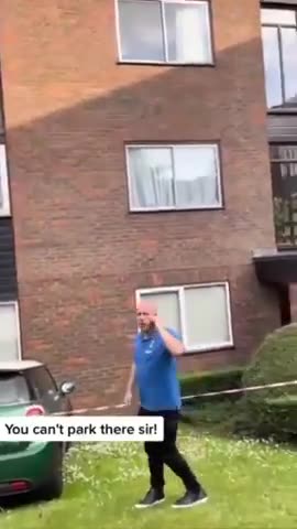 HEY YOU CANT PARK THERE