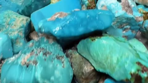 20250729-4 Natural Original Turquoise Rough Lock Veins of Time