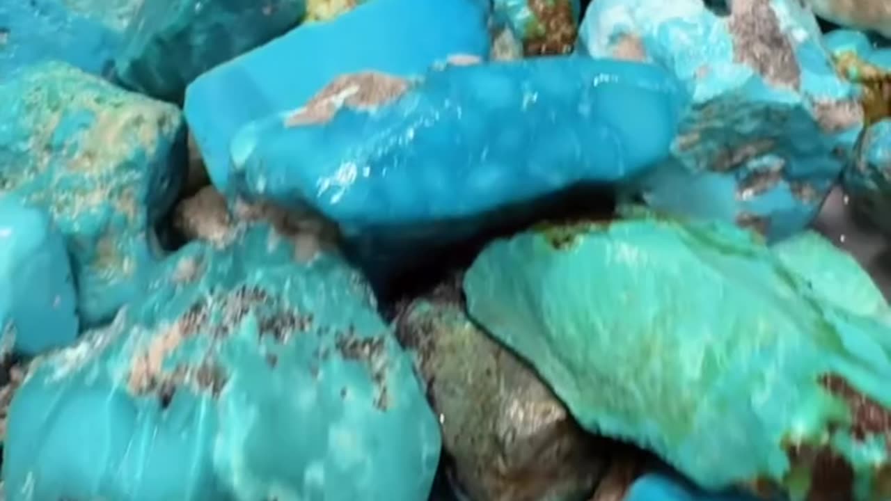 20250729-4 Natural Original Turquoise Rough Lock Veins of Time