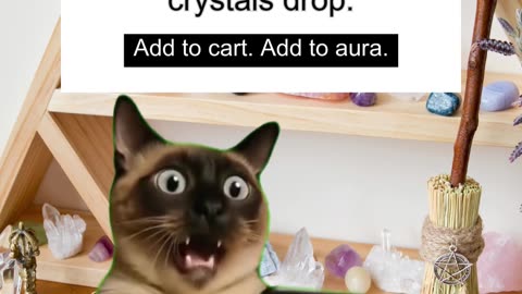 When you swore you were just “browsing”… but then saw the new crystals drop.